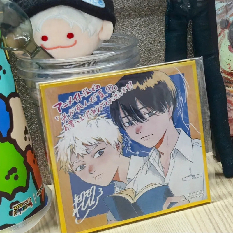 The Summer Hikaru Died  Shikishi Board Bảng Shikishi qua đời mùa hè | Hikaru & Yoshiki | Bảng nghệ thuật Fanmade