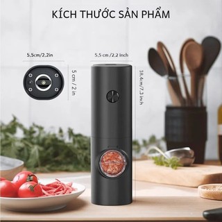 Nút Không Thép Lưỡi Gỉ Động Chỉ Cối Muối Minh Lợi 1 ThôMịn Tiện Xay Tự Điều Độ Chỉnh Điện Tiêu Thông Máy Mẫu mã đa