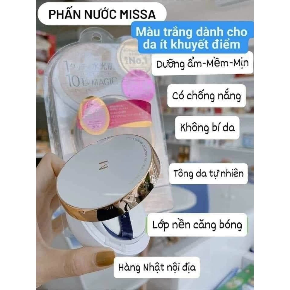 Phấn nước Missha M Magic Cushion Nhật Bản có Bill - (Bản nội địa Nhật Hộp Trắng)