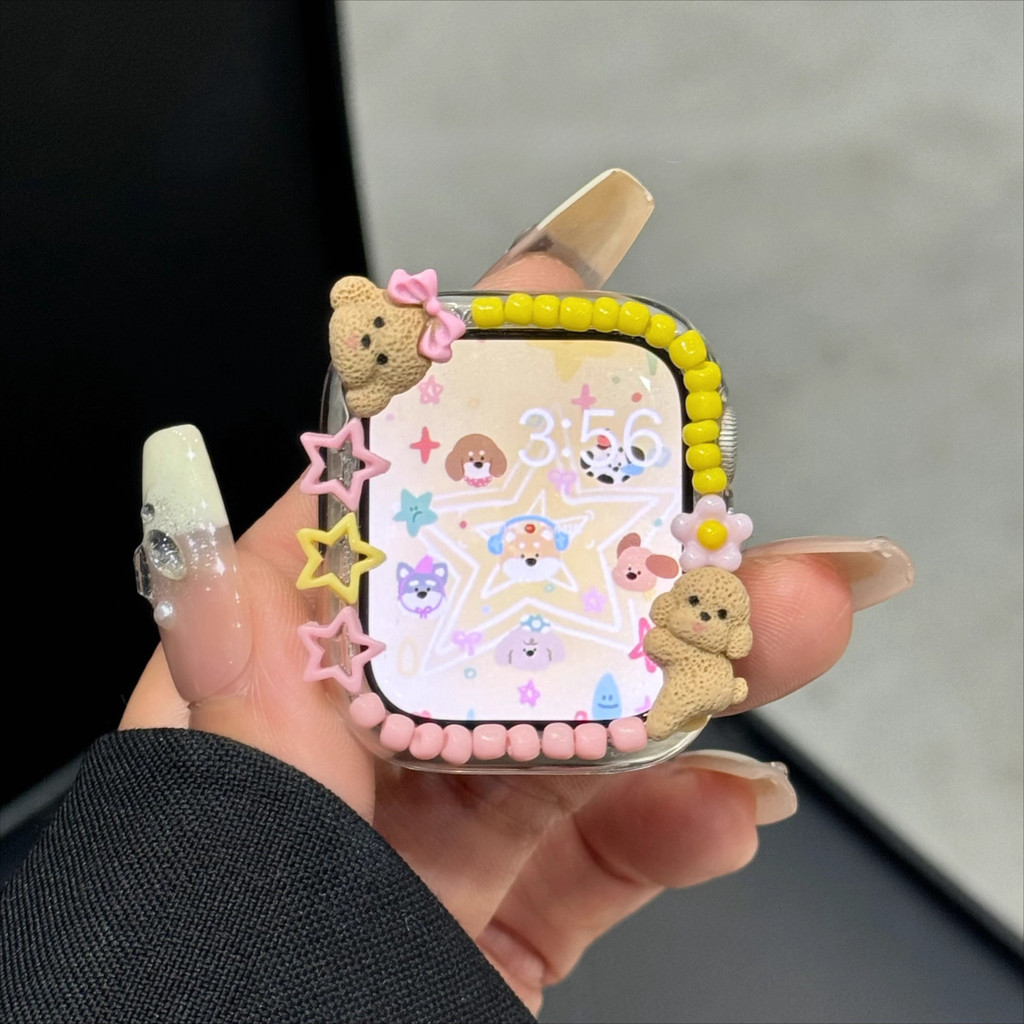 Ốp điện thoại hoạt hình dễ thương S11 cho Apple Watch S10 42 46mm 44 40 45mm 41mm Vỏ bảo vệ iWatch Series SE 6 7 8 9 49mm