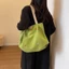 Túi Tote sinh viên GUSTAVA, Túi đeo vai nhẹ bằng vải Canvas, Túi xách nữ thêu chữ cỡ lớn thanh lịch dành cho nữ