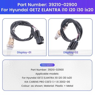39210-02900 O2 Cảm Biến Oxy Cho I10 I20 I30 Ix20 CARENS PRO CEE 'D 1.1-1.6 2002-06 3921002900