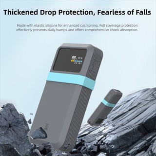 ARTISANU Bảo vệ, Silicone màu trơn mềm, Vỏ bảo vệ chống bụi di động cho CUKTECH 15 Power Bank Air 15000 100W Du lịch