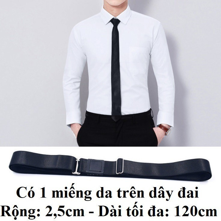 [COD] Dây Thắt Lưng Giữ Áo Sơ Mi – Chống Trượt, Co Giãn Tốt, Định Hình Form Áo