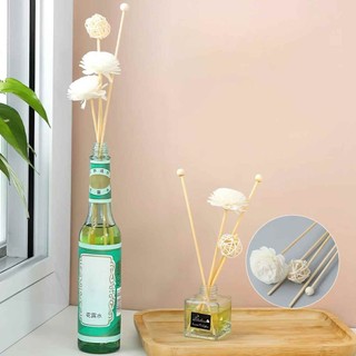 QUE KHUẾCH TÁN TINH DẦU, NƯỚC HOA THƠM PHÒNG (QUE + HOA MÀU TRẮNG) - FE123