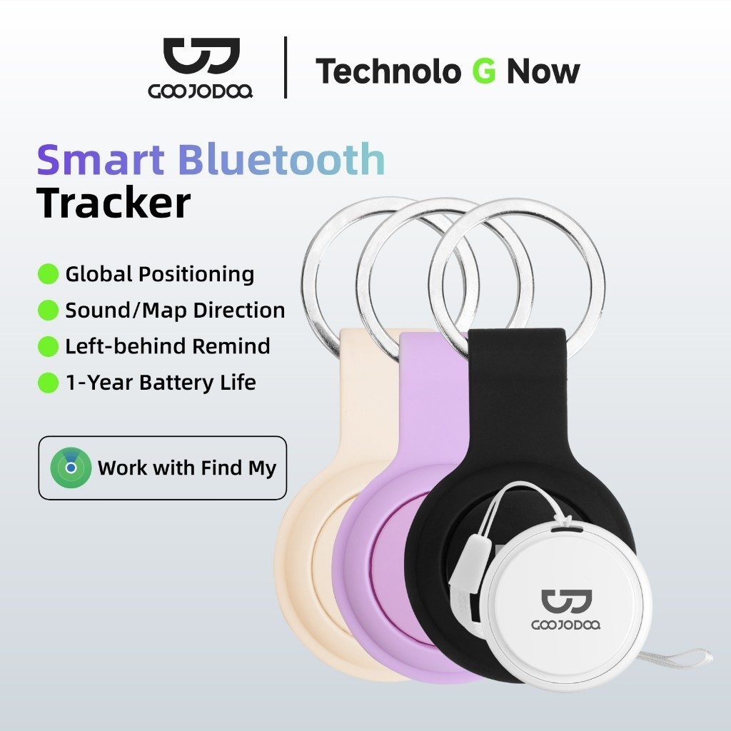 Thiết bị định vị chống mất thông minh GOOJODOQ Bluetooth chỉ hỗ trợ i-OS cho trẻ em, chìa khóa, thú cưng, điện thoại