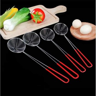 Vợt Lọc Lưới Múc Trân Châu topping,Vợt Lẩu Vớt Đồ Ăn Cán Đỏ