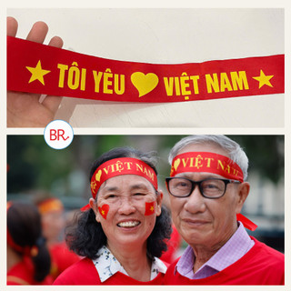 Sỉ 10 Băng Rôn Cổ Vũ "Tôi Yêu Việt Nam" –  Mừng Ngày Quốc Khánh 2/9, Cổ Động Bóng Đá, Vải Phi Bóng In Nét AGFASHION