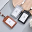 Giá đỡ huy hiệu YOLOGO, có khe cắm thẻ Hộp đựng thẻ ID gấp ba lần, Hộp đựng thẻ da PU trong suốt cho thẻ tên ID Thẻ tên doanh nghiệp Thẻ ID sinh viên