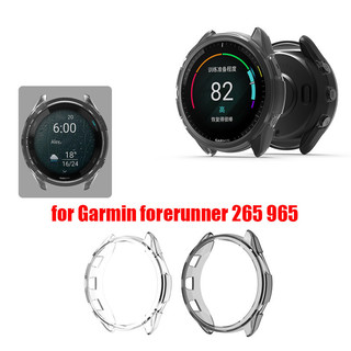 Bao da TPU mềm trong suốt cho đồng hồ Garmin Forerunner 265 / 965 Phụ kiện