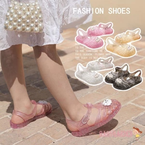 Baga-kids Bé Gái Thạch Sandal / Đế Mềm Cho Bé Ngón Chân Rỗng Đi Biển Mùa Hè Giày Công Chúa Flat