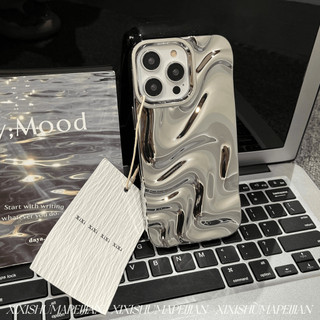 Ốp điện thoại silicon gợn sóng màu trơn sang trọng cho iPhone15 Pro Max 14 13 12 11 Pro Max Vỏ máy ảnh chống sốc bảo vệ da cảm giác mềm mại