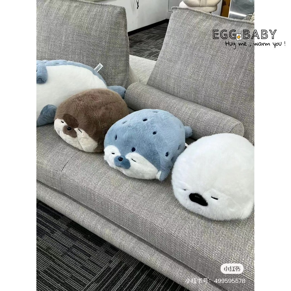 Mềm Tròn Mỡ Otter Sang Trọng Búp Bê Mềm Cói Gấu Bông Sang Trọng Đồ Chơi Thú Nhồi Bông Dễ Thương Biển Sư Tử Động Vật Ngủ Ôm Gối Trẻ Em Bé Trai Bé Gái Quà Tặng Sinh Nhật