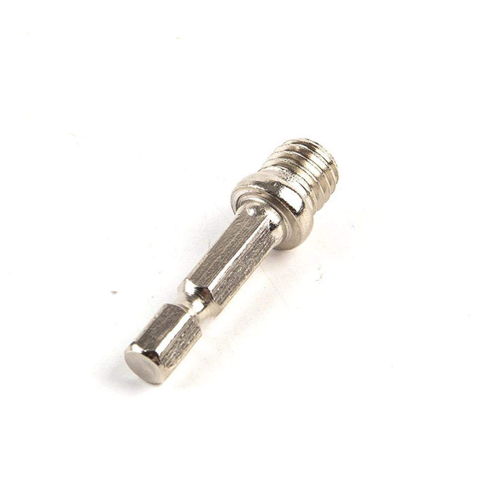 [Cosyh] 1PC 1 / 4 Bộ chuyển đổi thanh kết nối lục giác Đầu khoan M10 Kết nối đĩa đánh bóng