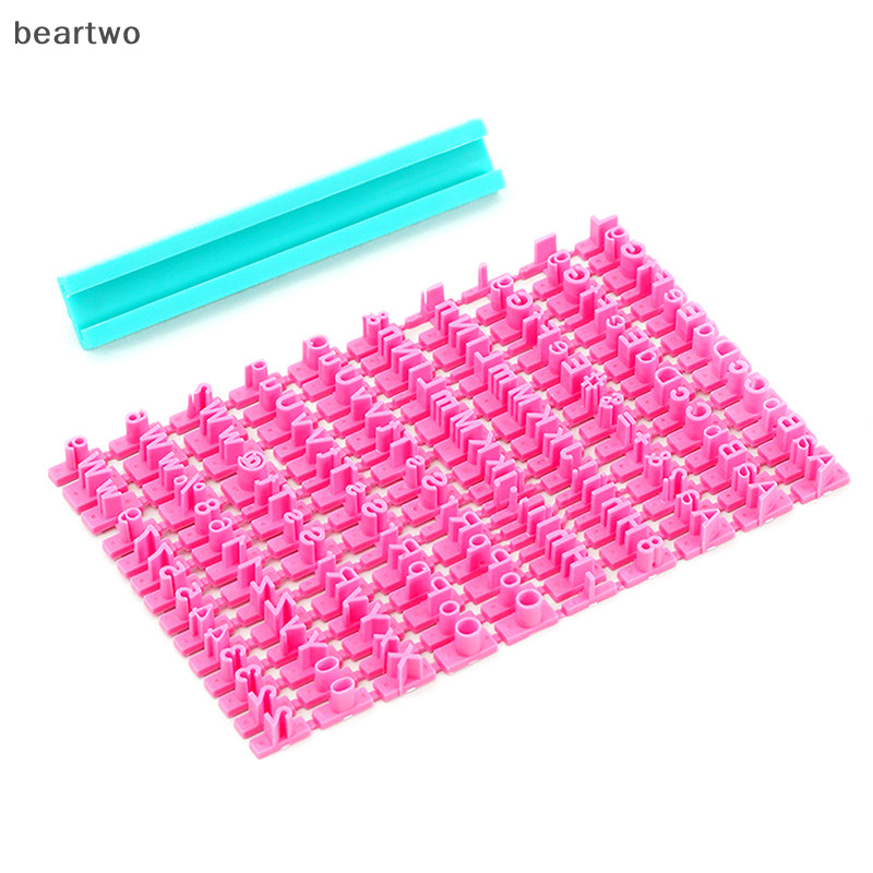 < Beartwo > 1 Bộ Chữ Số Khuôn Bánh Quy Bảng Chữ Cái Báo Chí Tem DIY Bánh Dụng Cụ Nướng Bánh Đẹp