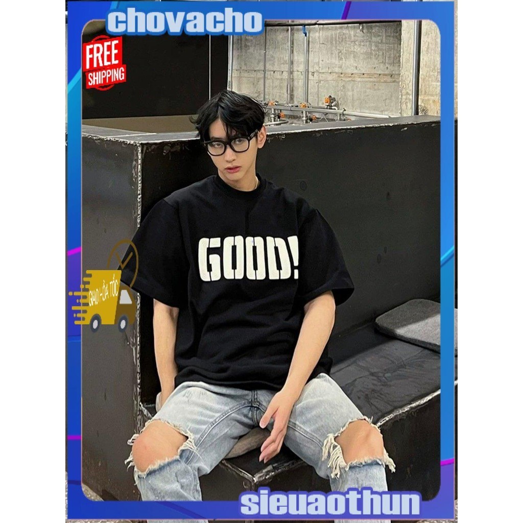 Áo thun Stee Cổ tròn GOOD Localbrand ICVCVNI Unisex