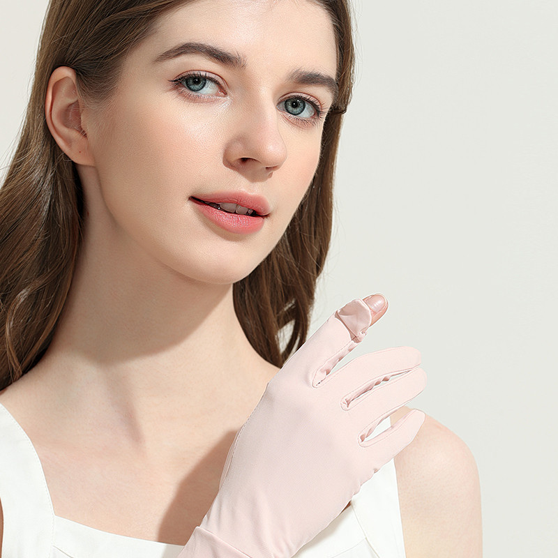 Ảnh Găng Tay Chống Nắng Ngoài Trời CAMEL CROWN Nam Nữ Ice Silk Mỏng Thoáng Khí Xe Đạp Găng Tay Chống Trơn Trượt 1