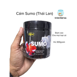 Thức ăn SUMO cho cá chép sư tử , cá vàng Thái Lan (Hủ 300gram)