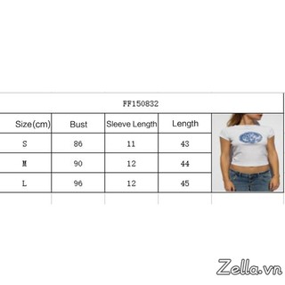 Áo thun nữ tay ngắn in hình thời trang cổ tròn mùa hè giản dị Slim Fit Tee Dạo phố