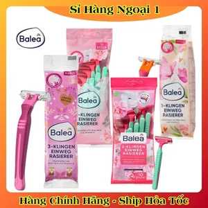 Dao cạo Balea 2 và 3 lưỡi kép dùng cạo lông body & Bikini đầu xoay linh hoạt của Đức- Mẫu mới Đủ Bill