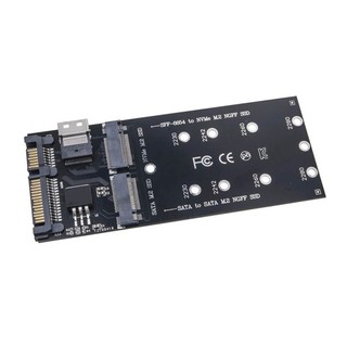 Bộ chuyển đổi SSD M2 M.2 SATA Ngff SSD sang SATA + M2 NVME SSD sang SFF-8654 Bộ chuyển đổi Thẻ mở rộng SATA sang M2