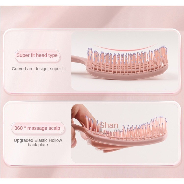 Bàn chải khô và ướt tóc SEVICH cho Salon để Massage thẳng xoăn cao Vertex Top Hair