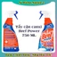 Chai xịt vệ sinh tẩy cặn canxi inox, vòi sen, vách kính Bref Power 750ml - Hàng Nội Địa Đức
