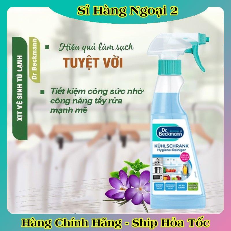 Chai xịt vệ sinh tủ lạnh Dr Beckmann vệ sinh khử mùi tủ lạnh, tủ đông