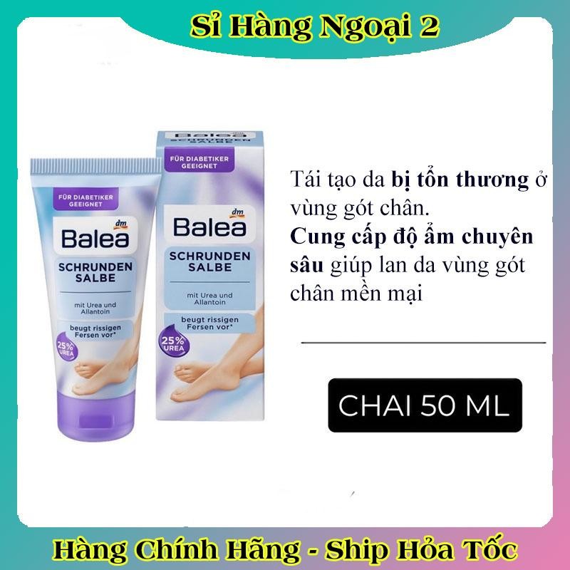 Bộ Kem nứt gót chân, chà gót chân Balea Đức - Nội địa Đức Đủ Bill