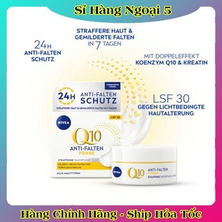 [auth] [Mẫu mới] Kem dưỡng da mặt Nivea Q10 của Đức giúp chống lão hóa,chống nhăn, sáng da - Nội địa Đức Đủ Bill [Hot]