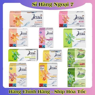 Băng vệ sinh Tampon Jessa Đức đủ size - Date mới đủ Bill