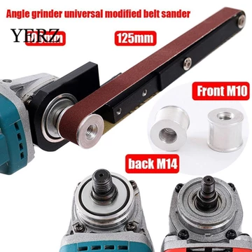 Máy mài góc YERZ Máy chà nhám, Máy mài chà nhám Đai mài mòn Máy đai cát, Máy đánh bóng DIY đa năng Sửa đổi đai điện Máy mài chà nhám Công cụ sửa đổi