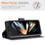 Dành Cho Samsung Z Fold 6 5 4 3 Ốp Lưng Điện Thoại Ví Da Từ Tính Galaxy Fold6 Vỏ Lật Đựng Thẻ