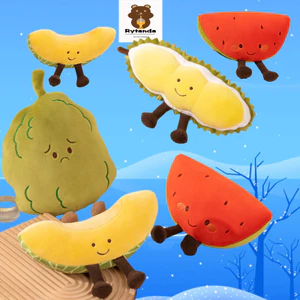 Rytanda sầu riêng, Cantaloupe, Dưa hấu, Đồ chơi nhồi bông trái cây dễ thương Bầu đắng, Gối, Búp bê rau củ, Gối cho trẻ em, Bạn gái, Quà tặng sinh nhật, Quà tặng Giáng sinh