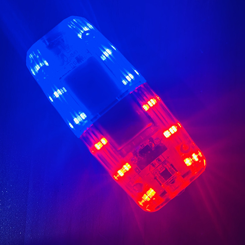 Tmoy Đỏ Xanh Dương LED Vai Cảnh Báo Ánh Sáng Cảnh Sát Vai Kẹp Ánh Sáng Vệ Sinh Công Nhân An Toàn Tuần Tra Báo Động Đèn Flash Tín Hiệu Nhấp Nháy Đèn TCVN