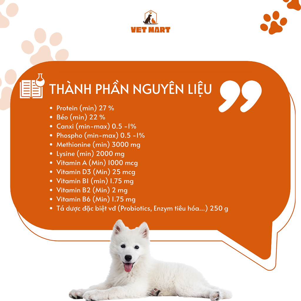 Sữa Tăng Cường Miễn Dịch Five-Milk Super For Pet Cho Thú Cưng 250g - Fivevet