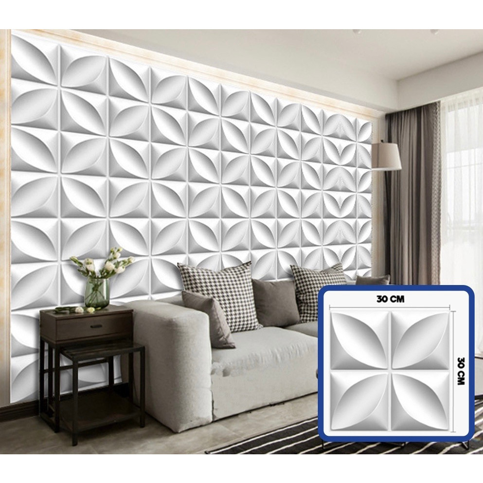 COMBO 6 Tấm Ốp Tường 3D Sang Trọng Kích Thước 50cmx50cm, Tấm Nhựa Ốp Tường PVC | BigBuy360 - bigbuy360.vn