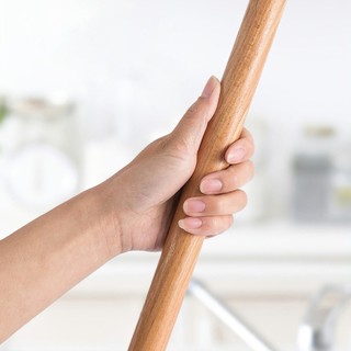 Dụng cụ làm bánh: Cây lăn bột, cán bột bằng gỗ chống dính dạng thanh cho nhà bếp SUNND