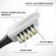 CHEESELY 4 Cái / bộ Bộ Cọ Nubuck, Loại Bỏ Vết Bẩn Sử Dụng Tại Nhà Bộ Bàn Chải Da Lộn Có Tẩy, Dụng Cụ Vệ Sinh Bền Đẹp Giày Bốt Vải Vệ Sinh Cho Giày