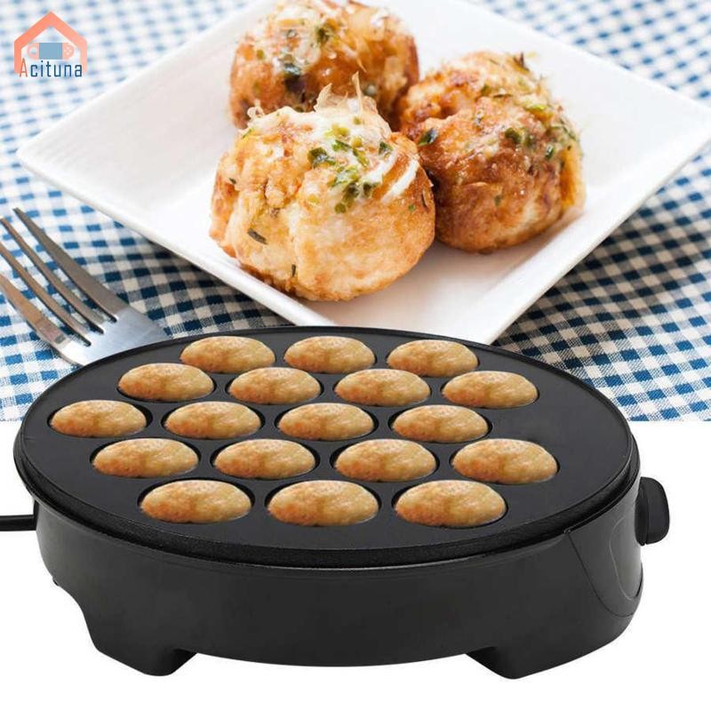 Di Động Chống Dính Điện Takoyaki Máy Làm Nướng Bánh Nướng Bánh Nhật Bản Bóng Thịt Đĩa 18 Lỗ Nấu Ăn Nhà Bếp