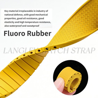 Kẻ Sọc FKM Fluoro Dây Đeo Đồng Hồ Silicon Dây Đeo Đồng Hồ Cho SEIKO Diver Lặn Đồng Hồ Dành Cho Nam Nữ Vòng Tay Với 316 Chắc Chắn Khóa Thép Không Gỉ