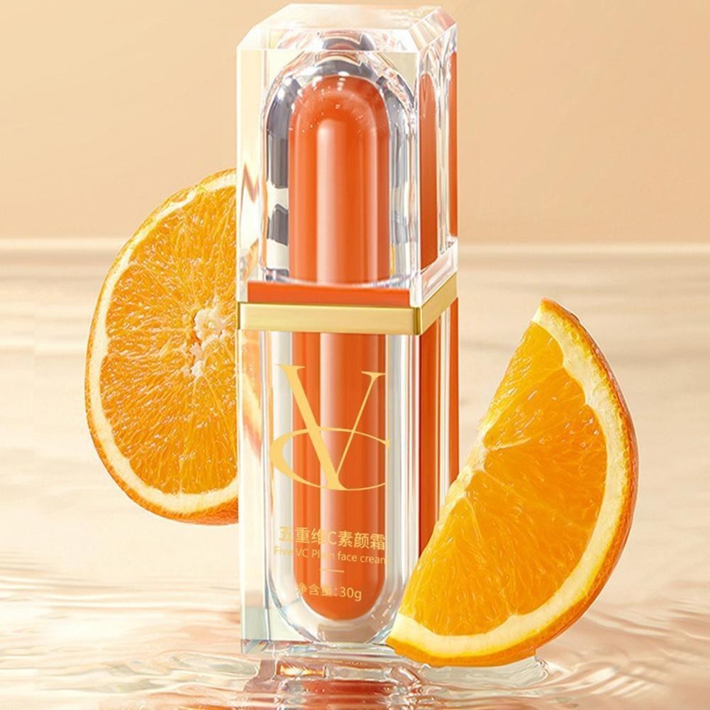 Kem dưỡng da Five Vitamin C 4 trong 1 Vooral Isolated Skin & Cream Brighten Kem che khuyết điểm Skin N0