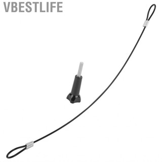 VBESTLIFE Dây buộc chống mất camera Dây đeo cổ tay bằng thép không gỉ 30cm