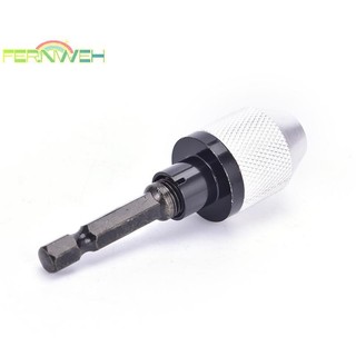 [Fernweh] 1 / 4 "Hex Shank Keyless Drill Chuck Bộ chuyển đổi trình điều khiển Bit thay đổi nhanh [MỚI]