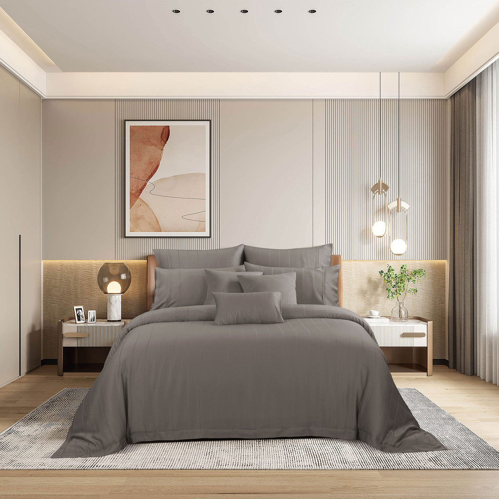 Ảnh Bộ ga kèm Vỏ chăn Akemi Tencel Accord Lyocell Matera và Mosiya, gồm 6 món (Super King / King / Queen) 1