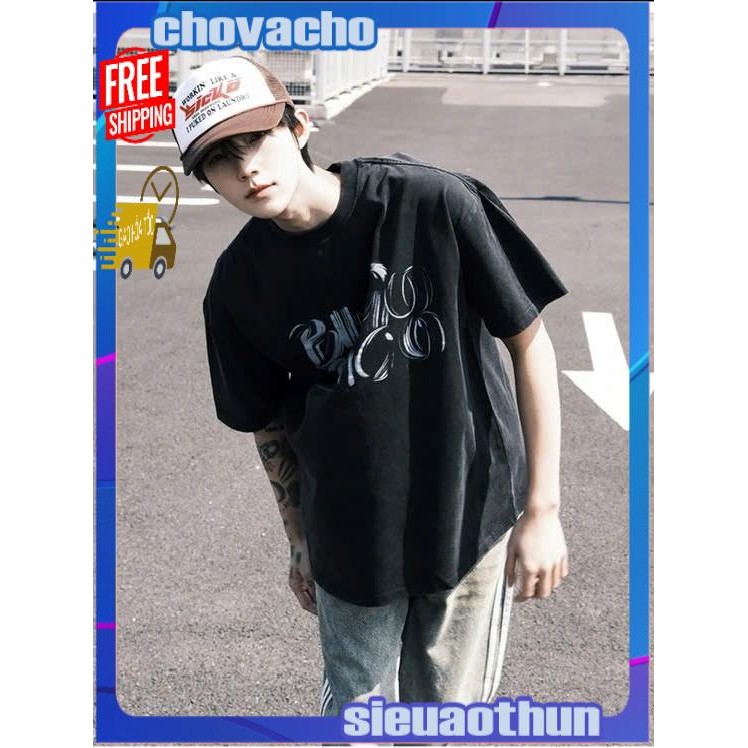 Áo thun Stee Cổ tròn BINGO BANGO Localbrand ICVCVNI Unisex Cotton