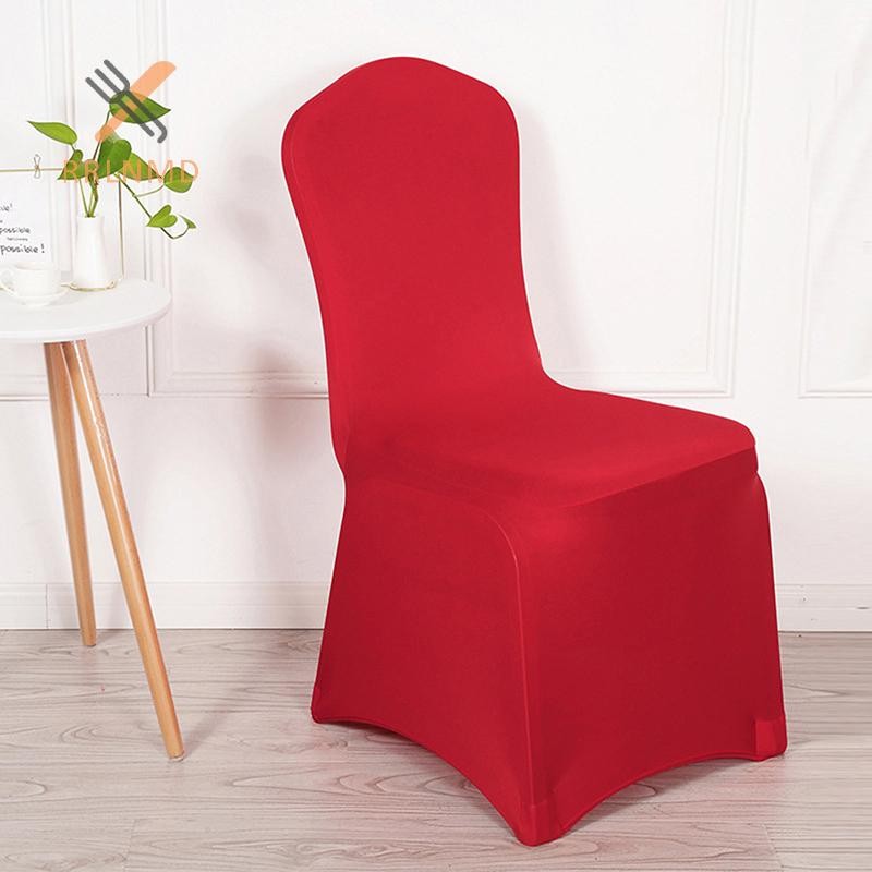 Rrlnmd > 1 Chiếc Ghế Cưới Có polyester Co Giãn Slipcover Cho Nhà Hàng Tiệc Khách Sạn Tiệc Ăn Đa Năng Ghế Bao MỚI