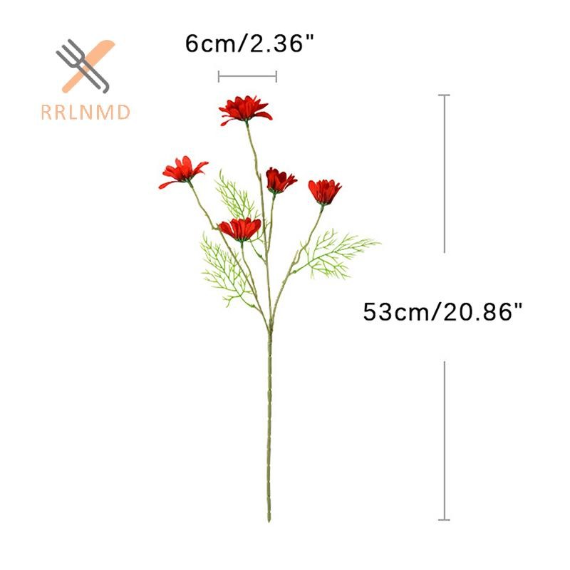 Rrlnmd > Hoa cúc Lụa Nhân Tạo Hoa Trắng Hoa Giả Phòng Cưới Xe Bàn Tiệc Quà Tặng Trang Trí Diy Bó Hoa MỚI