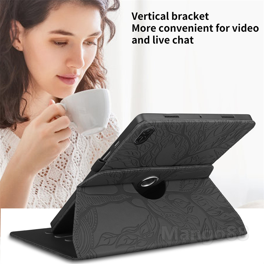 Ốp Lưng Cho Honor Pad X8b 11 Inch 2026 NDL2-W09 LTE 11 2025 11 "2024 X8A Máy Tính Bảng Da PU TPU Bao Da Chống Sốc In An Toàn 360 Xoay Đứng Vỏ Bảo Vệ Phụ Kiện