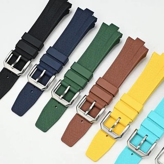 Dây đeo đồng hồ cao su FKM Fluoro cho Bộ sưu tập Citizen TSUYOSA NJ0150 NJ0151ME Dây đeo đồng hồ silicon Nam Nữ Vòng tay đầy màu sắc